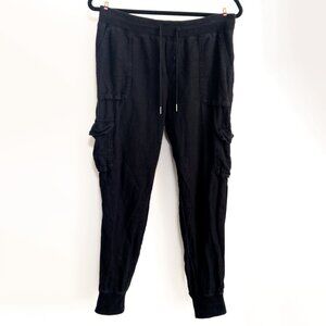 Aritzia Community Cargo Pants Size Small Joggers Athleisure Black Cebu Light Blk